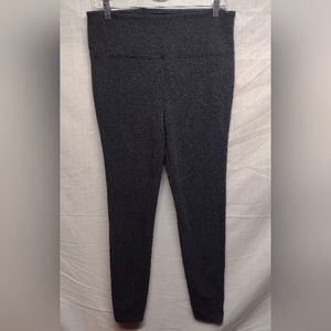 Max & Mia Dark Grey Leggings Size Large High Waist Stretchy Comfortable